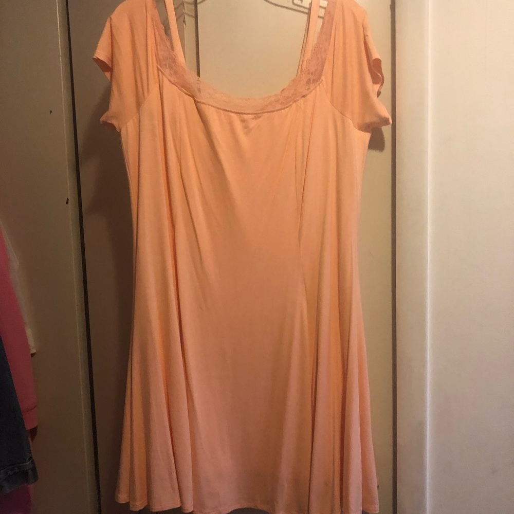 Torrid apricot layered dress